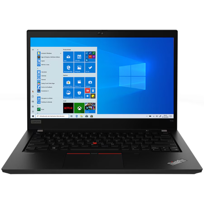 Laptop ThinkPad T14 FHD 14 inch Intel Core i5-10210U 16GB 256GB SSD Windows 10 Home Black