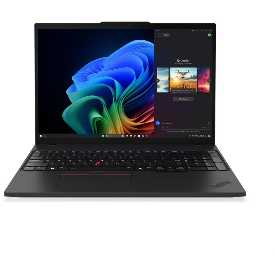 Laptop ThinkPad T16 G4 WUXGA 16 inch AMD Ryzen AI 5 Pro 340 32GB 512GB SSD Windows 11 Pro Black