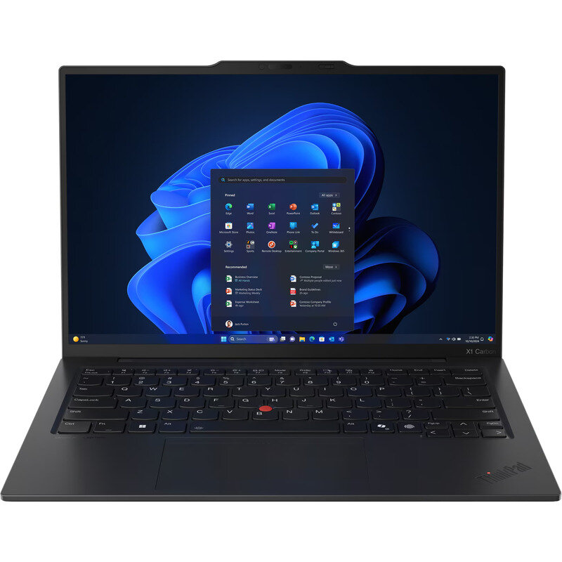 Laptop ThinkPad X1 Carbon Gen 13 Aura Edition 2.8K OLED 120Hz Touch Intel Core Ultra 7 255U 32GB LPDDR5X 1TB SSD 5G Windows 11 Pro Black Paint