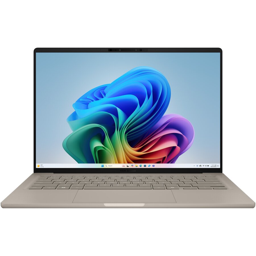 Laptop Zenbook A 14 inch OLED Qualcomm Snapdragon X1E-78-100 32GB 1TB SSD Windows 11 Zabriskie Beige