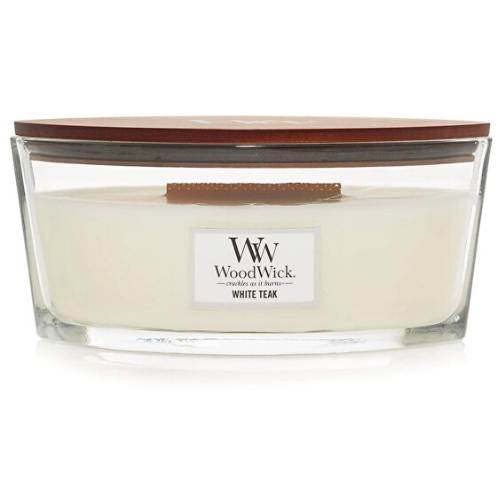 Lumanare Parfumata White Teak  453.6g Alb