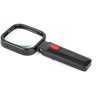 LUPA MANA 80X80MM/3D 4XLED