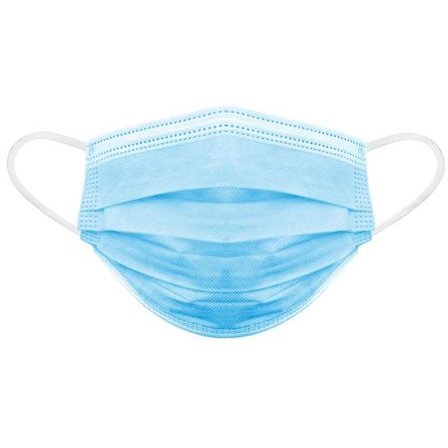 Masca medicala PREMIUM de unica folosinta 3 Straturi Groase Certificare CE 50 bucati/set Albastra