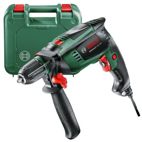 Masina de gaurit cu percutie Universal Impact 800 3100 rpm 800W Negru Verde
