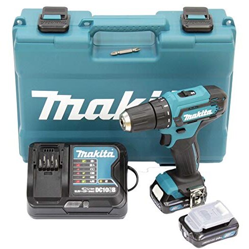 Masina de Gaurit si Insurubat DF333DSAE 30Nm cu 2 Acumulatori Li-Ion CXT 12V si Incarcator in Cutie Transport Albastru/Negru