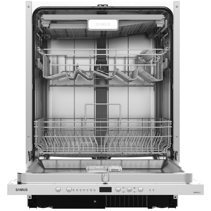 Masina de Spalat Vase SBDS614.7 Complet Incorporabila Latime 60cm 7 Programe Capacitate 14 Seturi