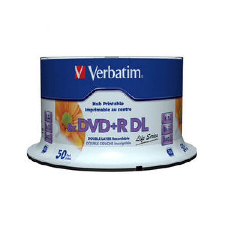 Mediu optic BLANK DVD+R DL 8X 8.5GB 50 bucati