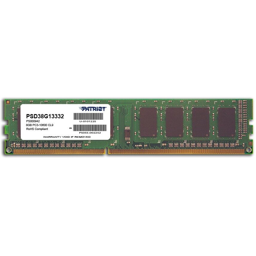 Memorie 8GB PC3-10600  DDR3 1333MHz