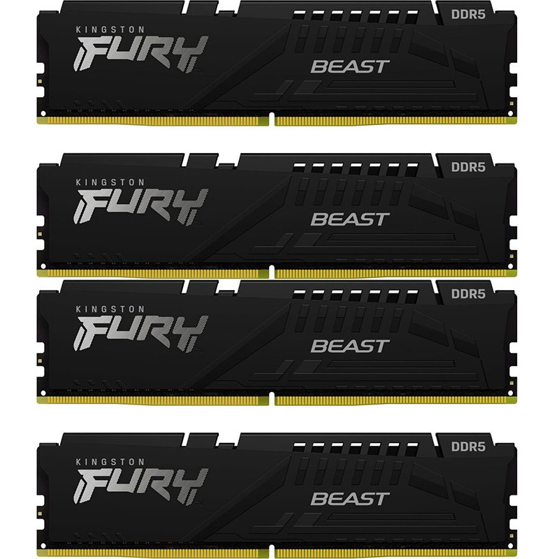 Memorie FURY Beast 128GB 5600MT/s DDR5 CL40 DIMM Black XMP