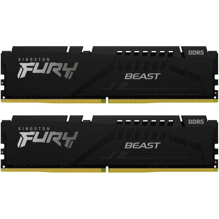 Memorie FURY Beast Black 32GB (2x16GB) DDR5 5200MHz CL40 Dual Channel Kit