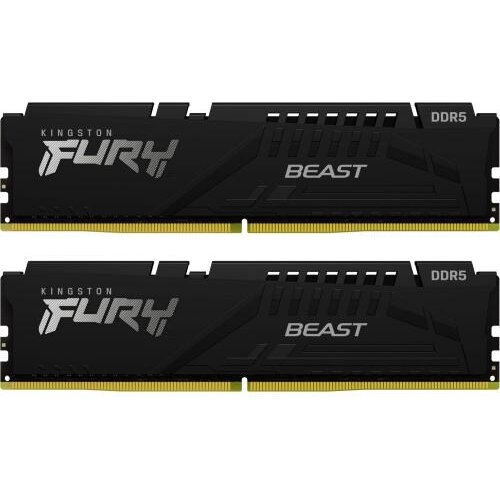 Memorie Fury Beast Black 64GB (2x32GB) DDR5 6000MHz Dual Channel Kit
