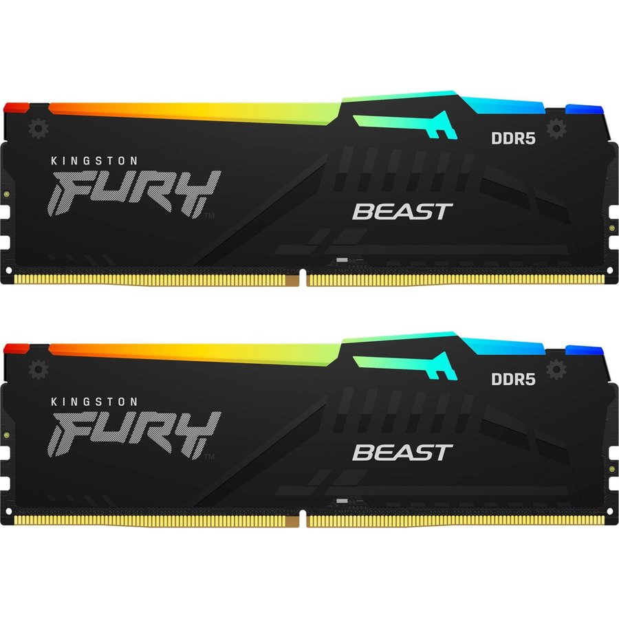 Memorie Fury Beast RGB 16GB (2x8GB) DDR5 5600MHz Dual Channel Kit