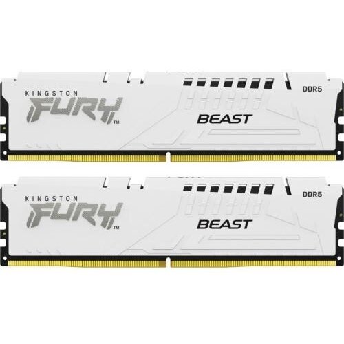 Memorie Fury Beast White 32GB (2x16GB) DDR5 6000MHz Dual Channel Kit