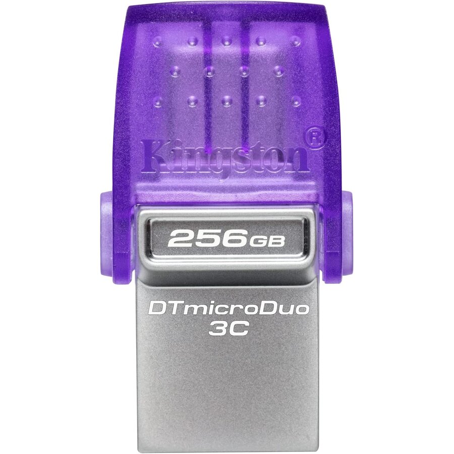 Memorie USB DataTraveler microDuo 3C G3 256GB USB-C 3.0 USB-A 3.0 Purple