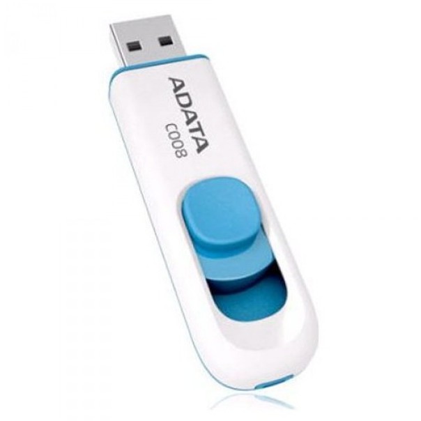 Memorie USB Classic C008 64GB USB 2.0 Alb/Albastru