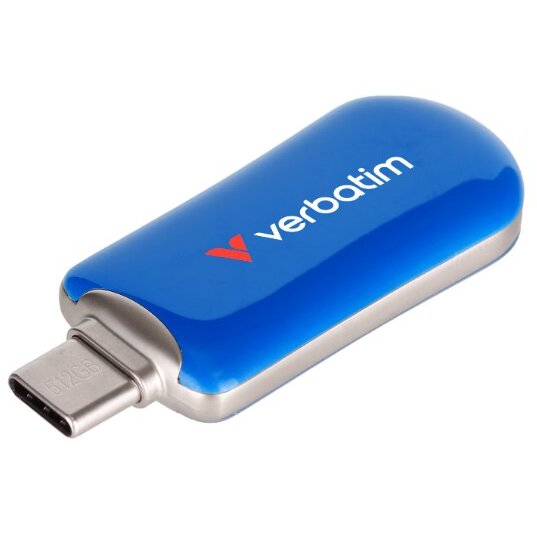 Memorie USB Plectra 512GB USB-C BLUSB 3.2 Gen 1 Albastru