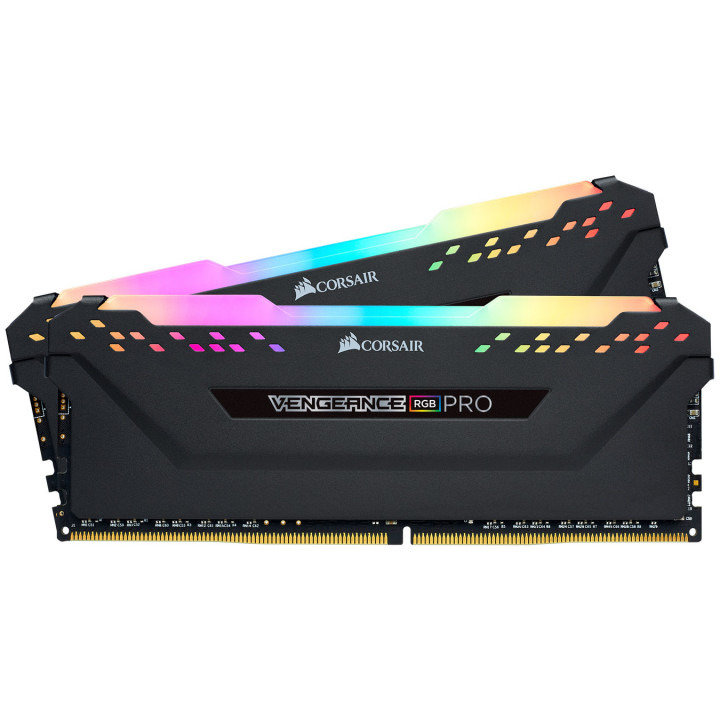 Memorie Vengeance RGB PRO Black 16GB DDR4 3200MHz CL16 Dual Channel Kit