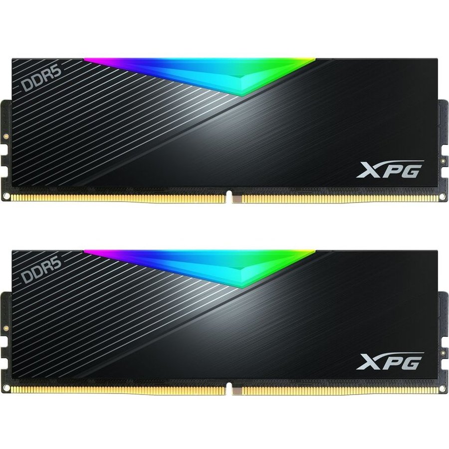 Memorie XPG LANCER RGB Black 32GB (4x16GB) DDR5 6000MHz CL30 Dual Channel Kit