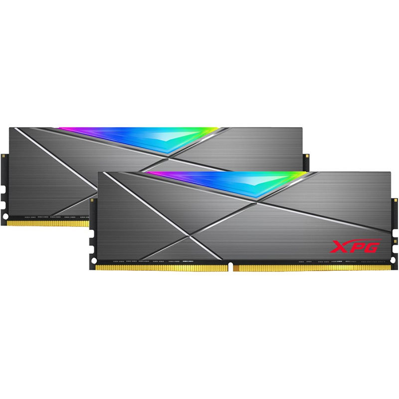 Memorie XPG Spectrix D50 RGB Grey 16GB (2x8GB) DDR4 3600MHz CL18 Dual Channel Kit