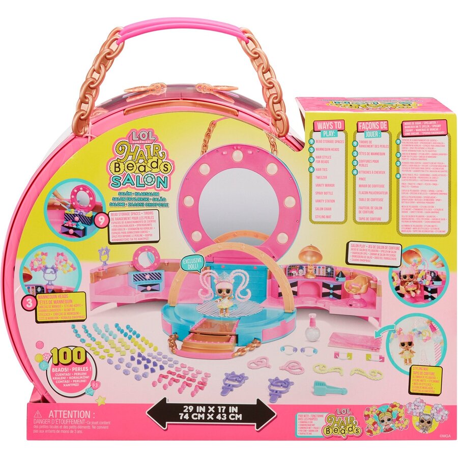MGA Entertainment LOL Surprise Hair Beads Salon, toy figure