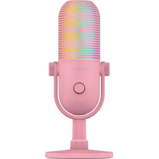 Microfon Seiren V3 Chroma RGB Roz