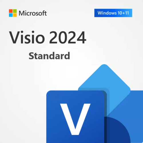 Microsoft Visio Professional 2024 All Languages Online Product Key License 1 License Downloadable Click to Run ESD NR