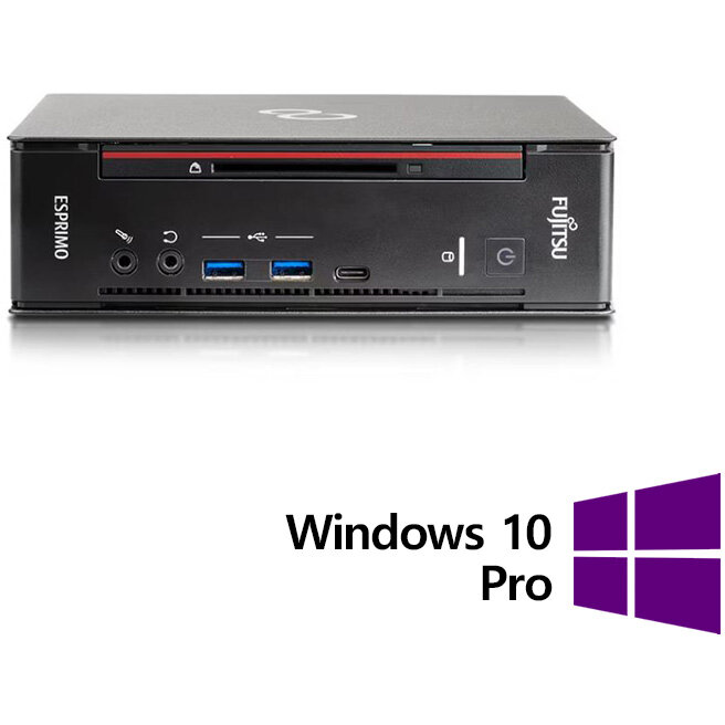 Mini PC Refurbished Q958 Intel Core i5-8400 8GB 256GB SSD Windows 10 Pro Black