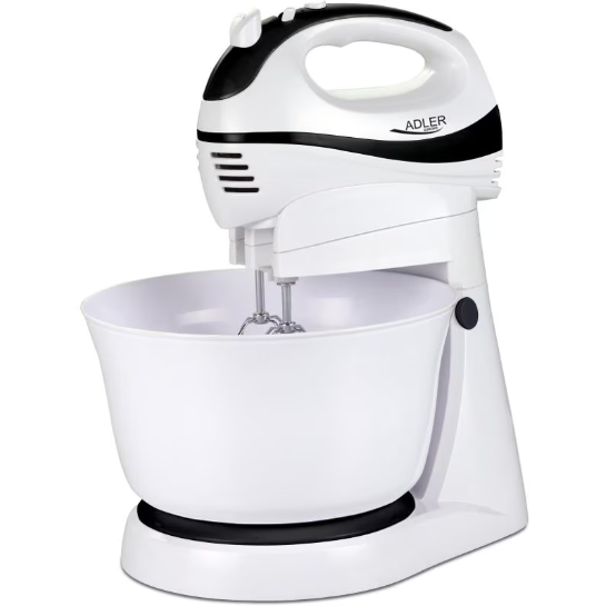 Mixer Cu Bol 4206 5 Speed Turbo Buton 300W Alb
