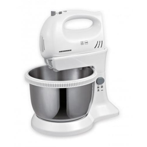 Mixer cu bol HMBR-300W 3.4l alb / inox