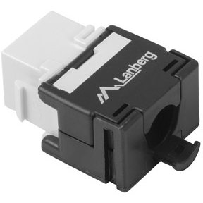 Modul RJ45 UTP Cat 6 Black White