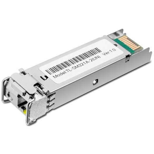 Modul SFP SM321A-2 Single-mode Conector LC 1000Base-BX WDM Bi-Directional pana la 2KM Argintiu