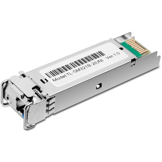 Modul SFP SM321B-2 Single-mode Conector LC 1000Base-BX WDM Bi-Directional pana la 2KM Argintiu