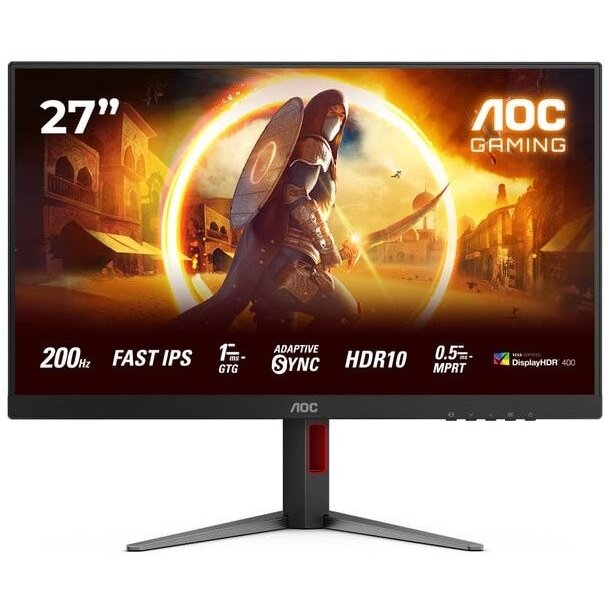 Monitor 27G4HA  27inch Fast IPS   Full HD  G-Sync HDR10   200Hz  1x DisplayPort  1 x headphone  2xHDMI2.0 Negru