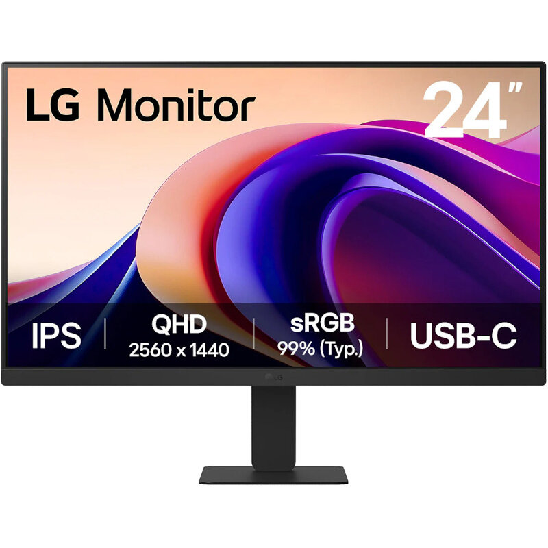 Monitor LED 24U631A-B 23.8 inch QHD IPS 5ms 100Hz Black