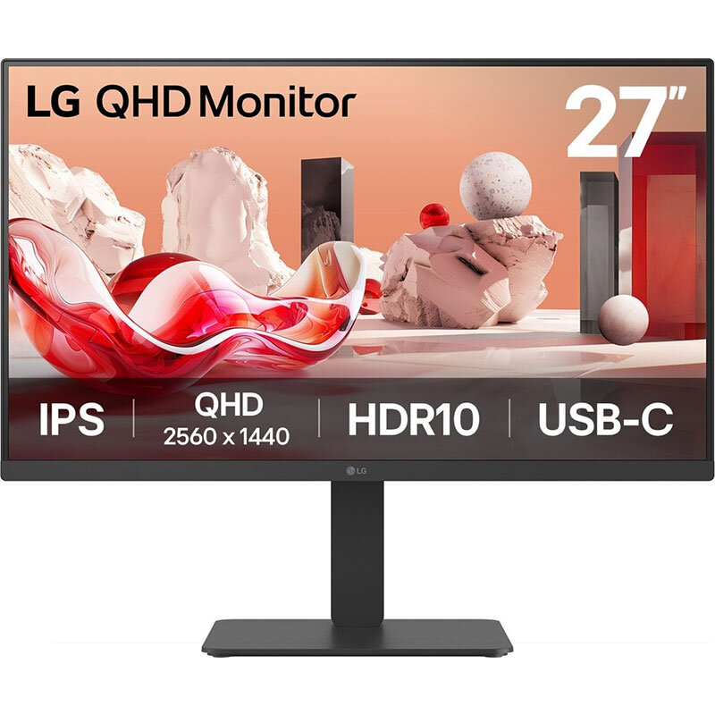 Monitor LED 27BA65QB-B 27 inch QHD IPS 5ms 100Hz Black