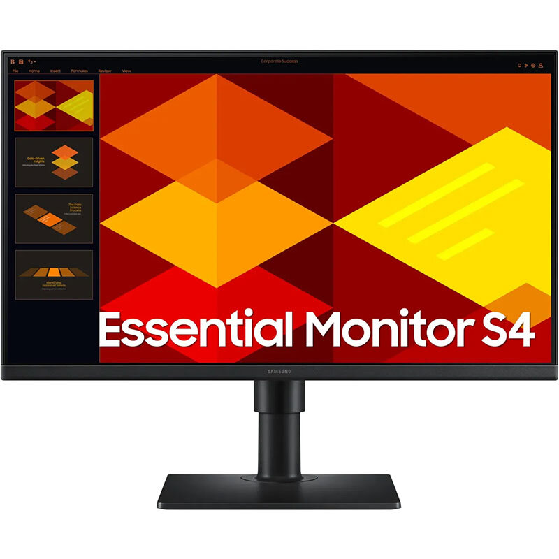 Monitor LED Essential S4 S40GD S24D402GAU 24 inch FHD IPS 5ms 100Hz Black