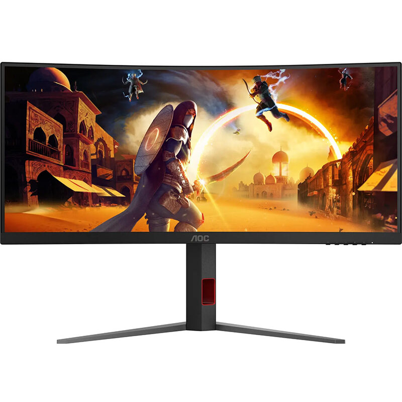 Monitor LED Gaming Curbat CU34G4 34 inch UWQHD VA 0.5ms 180Hz Black