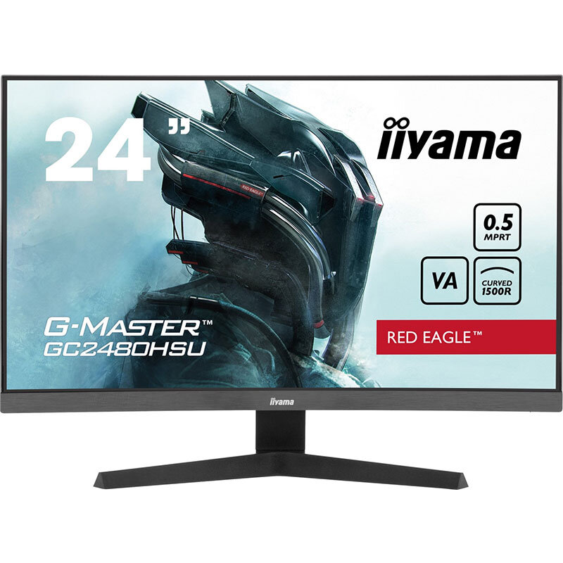 Monitor LED Gaming Curbat G-Master GC2480HSU-B1 23.6 inch FHD VA 180Hz Black