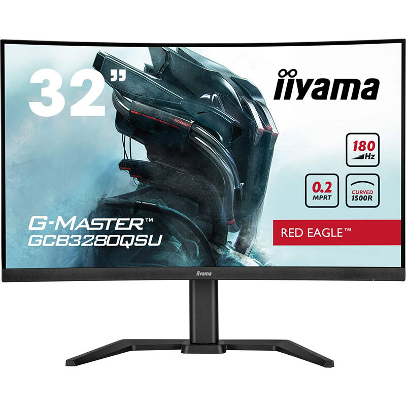 Monitor LED Gaming Curbat G-Master GCB3280QSU-B2 31.5 inch QHD VA 0.2ms 180Hz Black