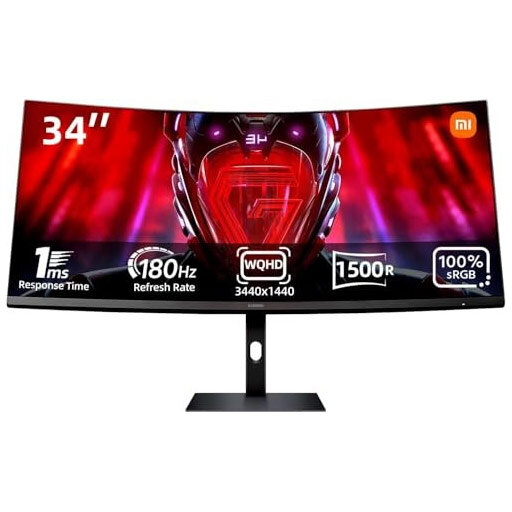 Monitor LED Gaming Curbat G34WQi 34 inch UWQHD VA 1ms 180Hz Black