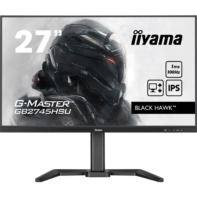 Monitor LED Gaming G-Master GB2745HSU-B2 Black Hawk 27 inch FHD IPS 1ms 100Hz Black
