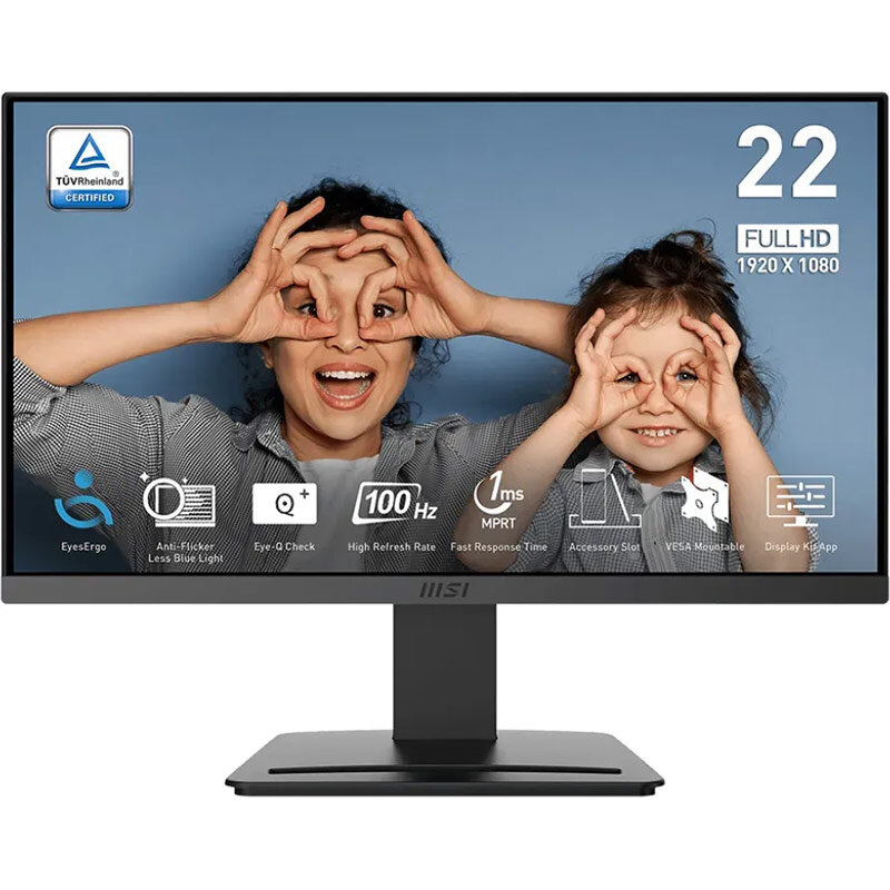 Monitor LED PRO MP223 E2 21.45 inch FHD VA 4ms 100Hz Black