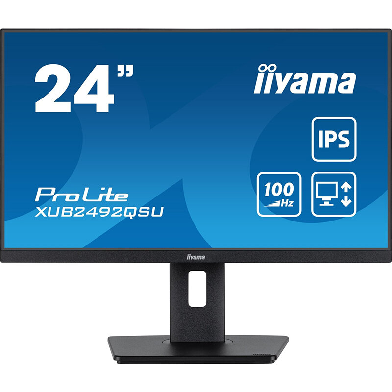 Monitor LED ProLite XUB2492QSU-B1 23.8 inch QHD IPS 0.5ms 100Hz Black