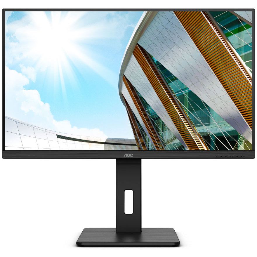 Monitor LED U32P2 31.5 inch UHD VA 4ms Black