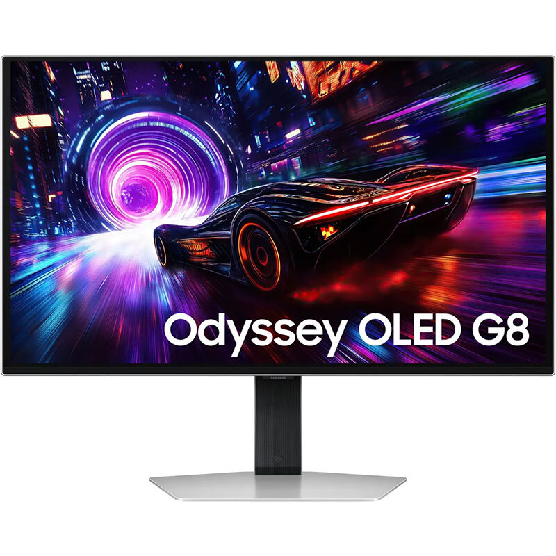 Monitor OLED Gaming Odyssey G8 LS32FG810SUXEN 32 inch UHD 4K 0.03ms 240Hz Silver