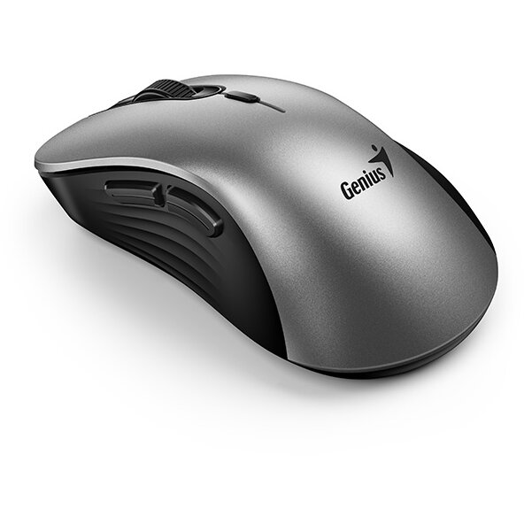 Mouse Ergo NX-8100S AI Wireless 2.4GHz Optic 1600Dpi Gri-Argintiu