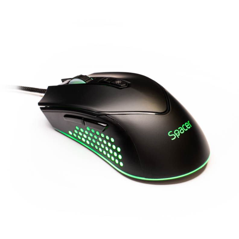 Mouse Gaming Cu Fir USB Optic 12.000dpi Iluminare RGB/Negru
