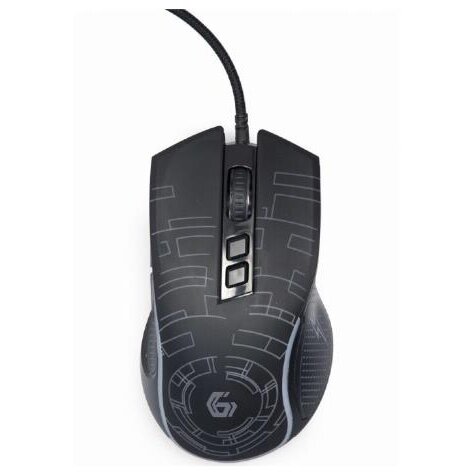 Mouse Gaming cu Fir USB Optic 3600DPI Iluminare Cablu 1.5M Negru