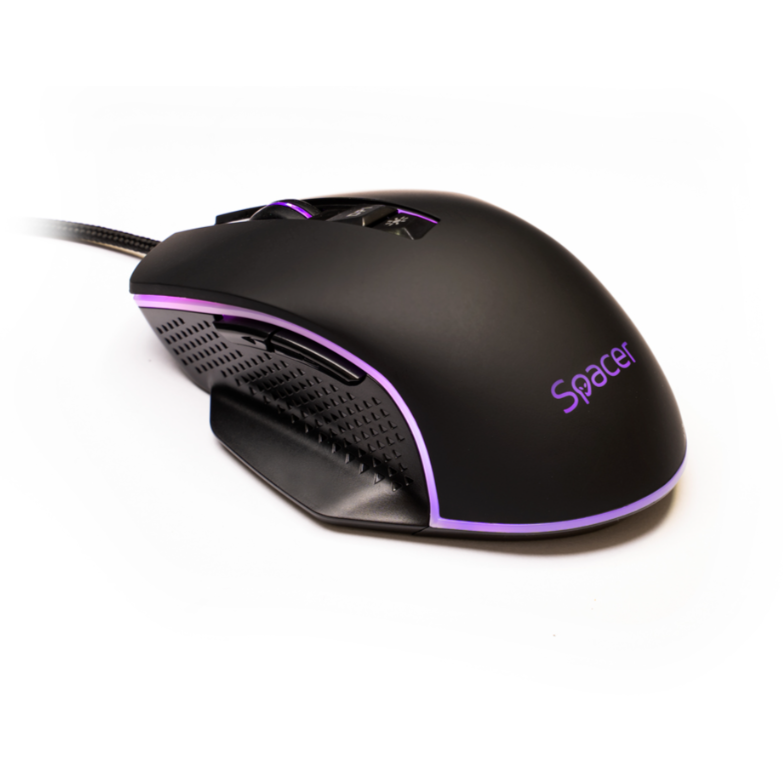 Mouse Gaming Cu Fir USB Optic 8.000DPI Iluminare RGB Negru