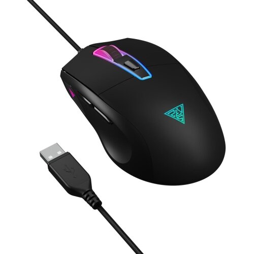 Mouse Gaming cu Fir Zeus M5 Iluminare aRGB 12800DPI Negru